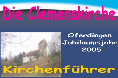Kleiner Kirchenfhrer - Clemenskirche Oferdingen